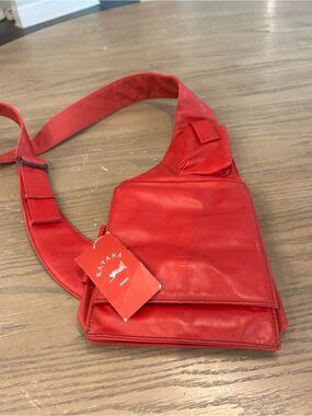 Katana Red Crossbody Sling Bag